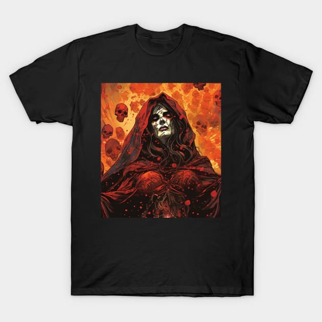 Witch Summoner Sorceress T-Shirt by Nightarcade